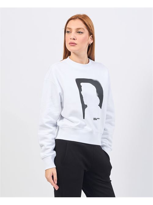 Karl Lagerfeld sweat-shirt ras du cou avec logo KARL LAGERFELD | 245J1806J109